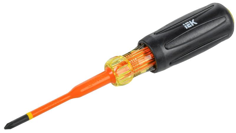  Отвертка диэлектрическая SLIM PZ1х80 Т3 ARMA2L 5 | A2L5-SC31-T3-PZ-10-080 | IEK — IEK (ИЭК)