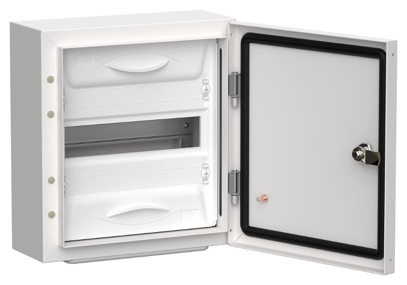 TITAN 5 Корпус металлический ЩРн-12 (1х12) 335х310х140 IP54 белый | TI5-50-N-012-54 |  IEK — IEK (ИЭК)