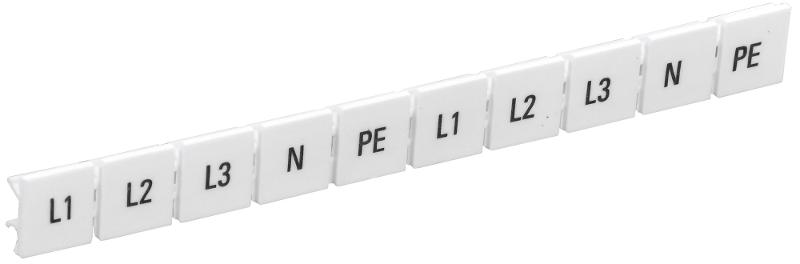 Маркеры для КПИ-10мм2 с символами "L1, L2, L3, N, PE"  | YZN11M-010-K00-A | IEK  — фото 1 | Sento