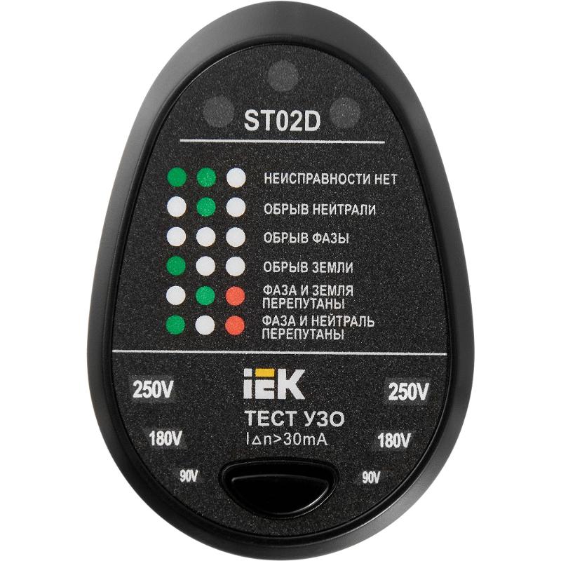Тестер розеток ARMA2L 5 ST02D | A2L5-ST14-02 | IEK — миниатюра 2