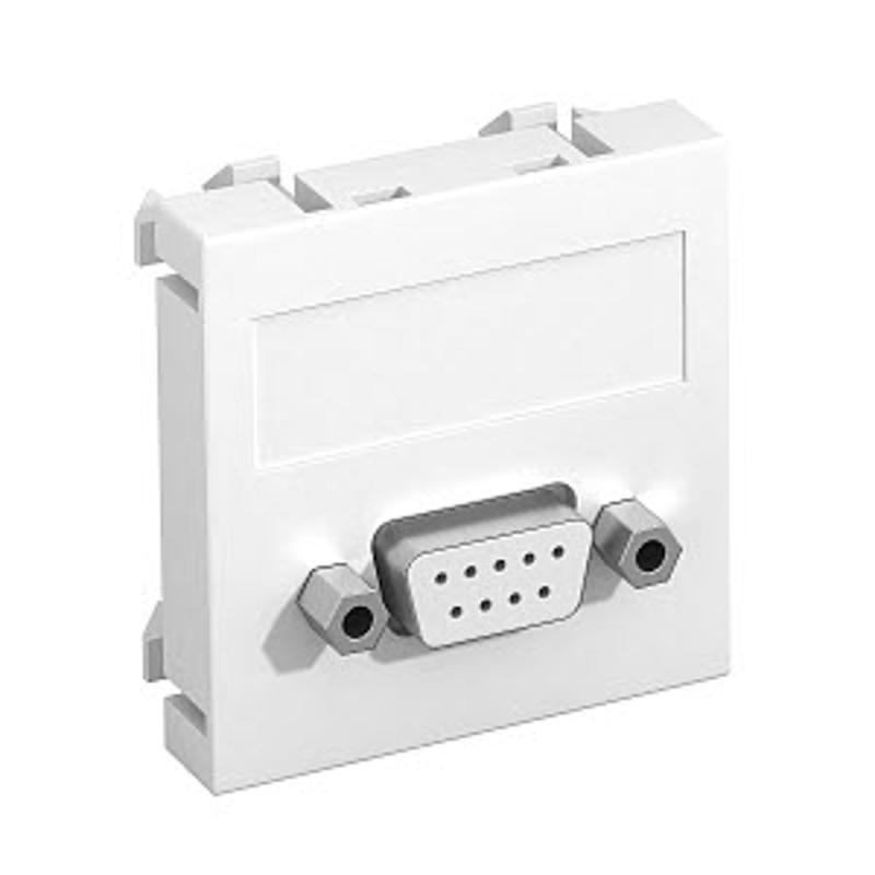 Мультимедийная рамка D-Sub9 Modul45 (белый) (MTG-DB9 S RW1) | 6104634 | OBO Bettermann — миниатюра 2