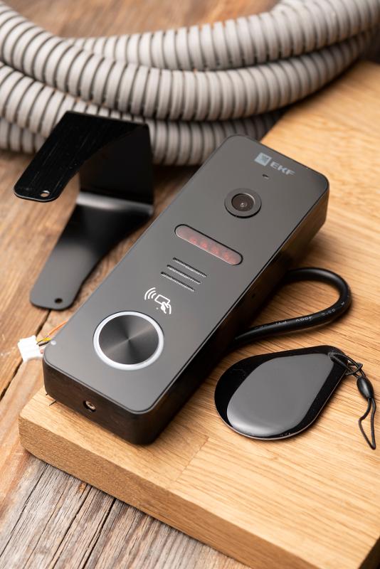 Вызывная видеопанель со счит. ключей CPV-02 чер. 4пр. 1000TVL IP65 EKF | int-cpv-02 | EKF — миниатюра 7