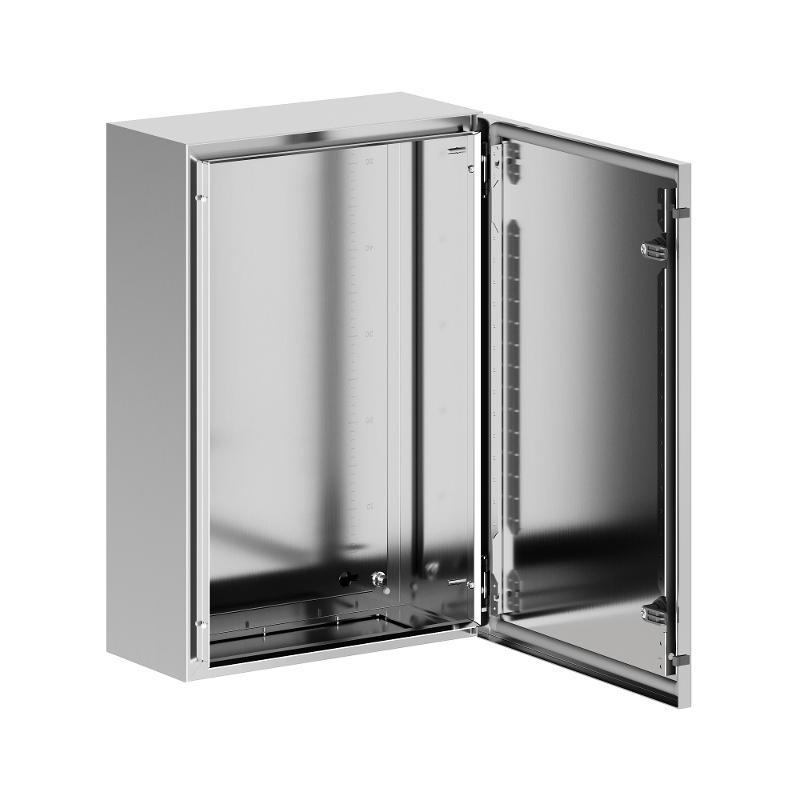 Корпус навесной STH с М/П из нержавеющей cтали AISI316 ВхШхГ 600x400x200 мм, с фланцем | R5STH0642F-316 | DKC — миниатюра 2