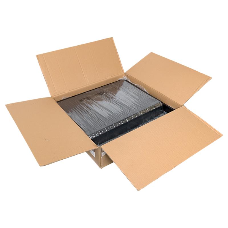 Шкаф настенный 19" TERACOM PRO 12U 600х450 мм дверь стеклянная с замком-ручкой чёрный | TRP-WLL-1264-40B | EKF — миниатюра 4