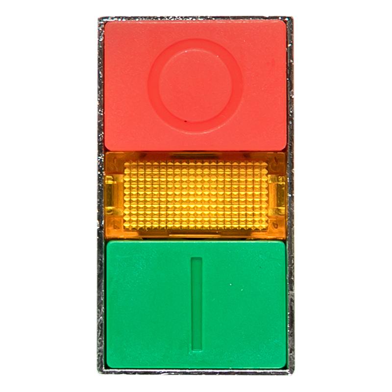 Кнопка  LAY5-BW8465 "I-O" прямоугольная 230В NO+NC EKF PROxima | pbn-bw8465 | EKF — миниатюра 4