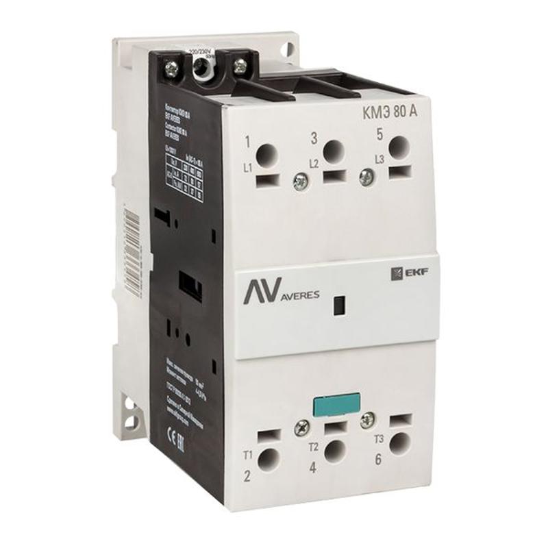 Контактор КМЭ 80А 230В АС EKF AVERES | ctr-s-80-00-230-av | EKF — EKF