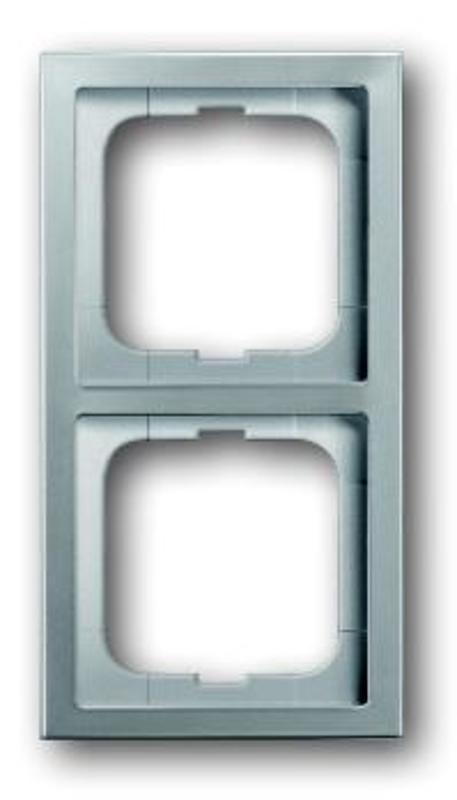 Рамка 2-постовая, серия pur/сталь | 1754-0-4501  | 2CKA001754A4501 | ABB — ABB