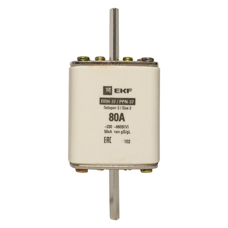 Плавкая вставка ППН-37 400/80А габарит 2 | fus-37/400/80 | EKF — миниатюра 6