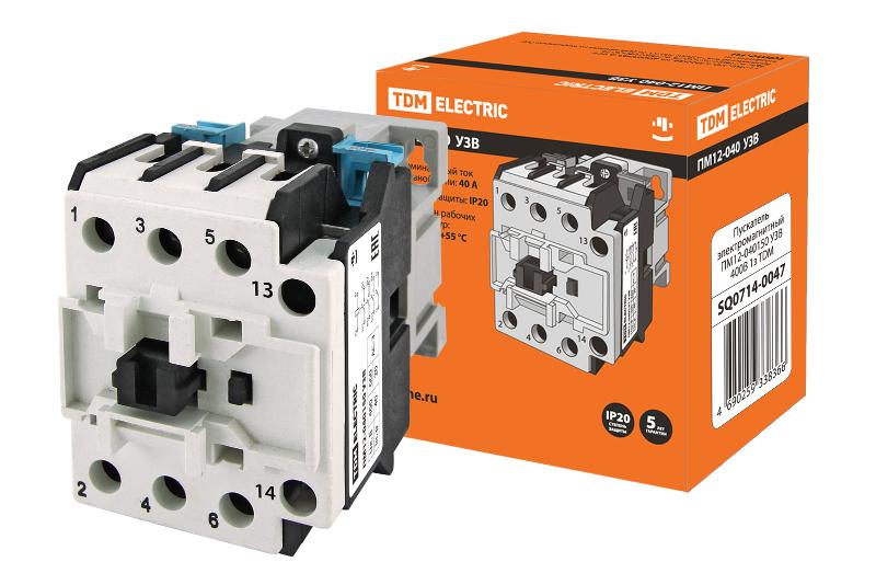 Пускатель электромагнитный ПМ12-040150 У3В 400В 1з | SQ0714-0047 | TDM — TDM ELECTRIC