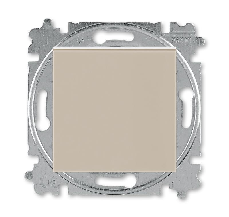 ABB Levit Кофе макиато / белый Переключатель кнопочный 1-кл. | 3559H-A86445 18W | 2CHH598645A6018 | ABB — ABB