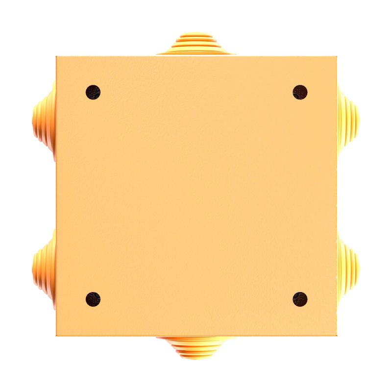 Коробка распределительная стальная FS огн.,IP55,150х150х80мм,4р, 450V,20A,10мм.кв, нерж.контакт с кабельными вводами и клеммниками | FSK31410 | DKC — миниатюра 5