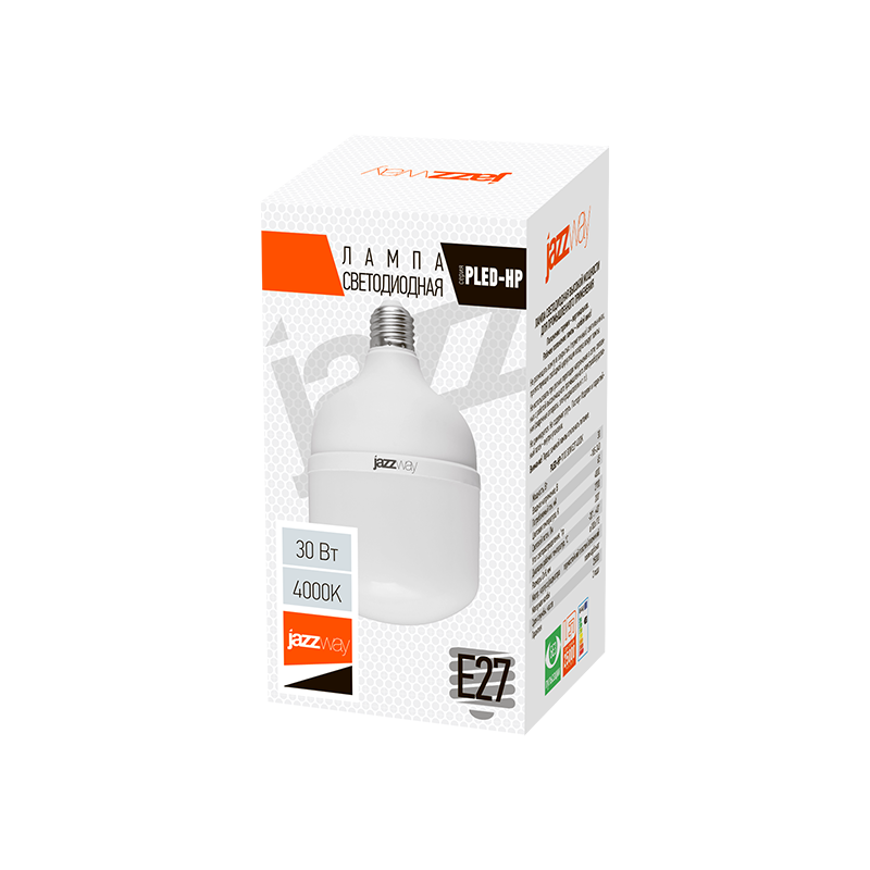 Лампа светодиодная мощная PLED-HP-T100 30w 4000K E27 220/50 | .1038913A | Jazzway — миниатюра 2