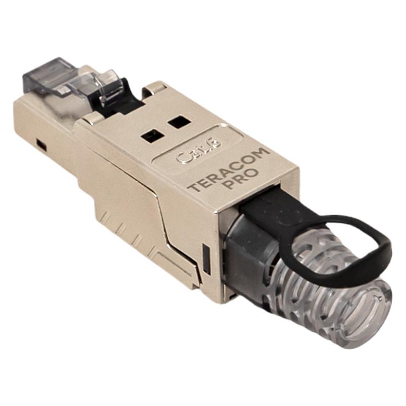Коннектор TERACOM PRO полевой заделки RJ-45 (8P8C) экранированный STP для кабеля Cat.6 | TRP-PLUG-6STP-FST | EKF — миниатюра 6
