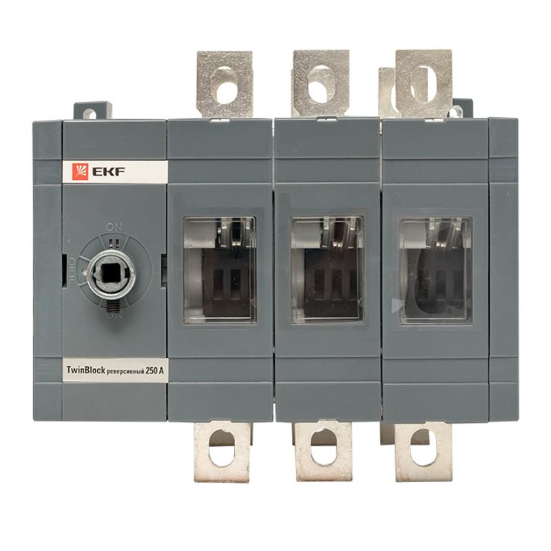 Рубильник 250A 3P реверсивный без рукоятки управления TwinBlock EKF | tb-s-250-3p-rev | EKF — миниатюра 4