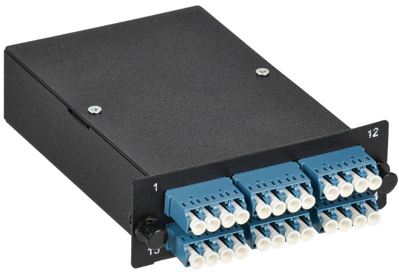 ITK Кассета для кросса ST OS2 MPOf 6хLC-quad (24 ОВ) | FCPS-0902-MPOF-024LCQ | ITK — ITK