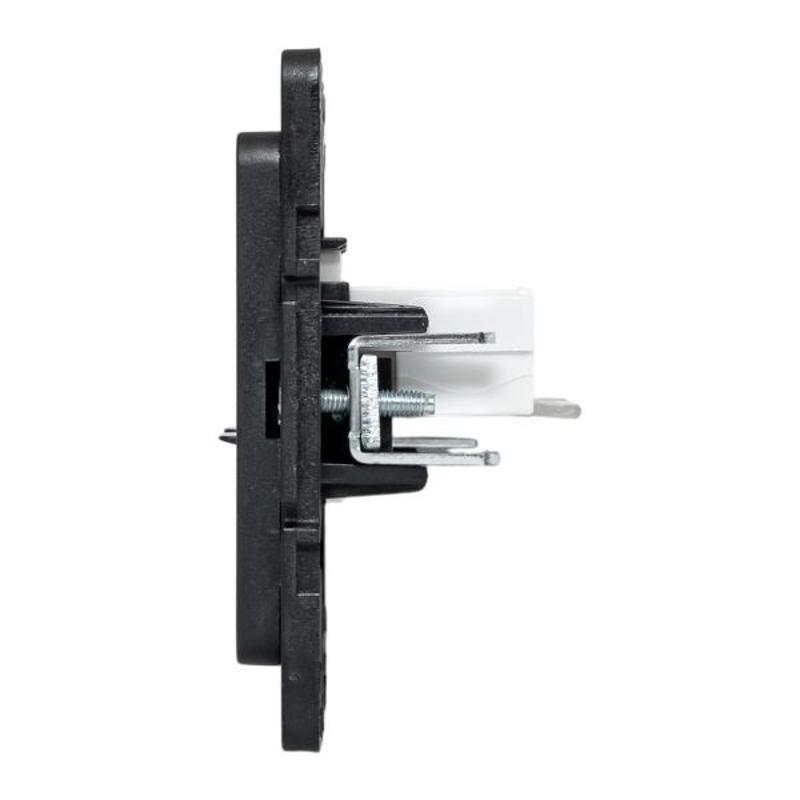 Стокгольм Механизм Розетки RJ-45 2-местной черный | EZK02-035-10 | EKF — миниатюра 5