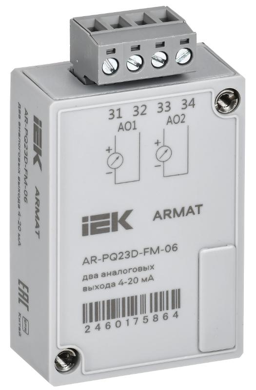ARMAT Модуль анализ. кач. эл/эн. 2 аналоговых вых. | AR-PQ23D-FM-06 | IEK — миниатюра 1
