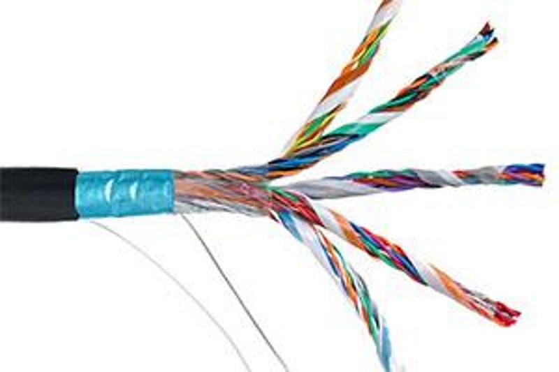 Кабель связи витая пара F/UTP, кат.5E 100х2х24AWG solid, LDPE, 305м, черный | LC3-C5E100-339 | ITK — ITK