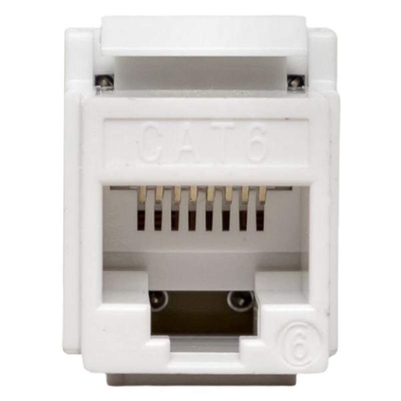 Модуль Keystone TERACOM PRO Cat.6 RJ-45 неэкранированный 110 IDC 180 градусов белый | TRP-KSTN-180D-6UTP-WH | EKF — миниатюра 8