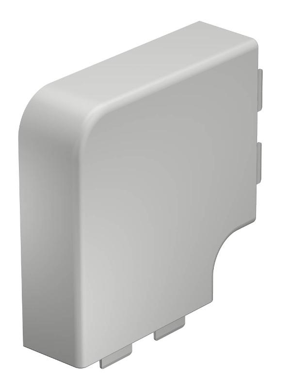 Крышка плоского угла кабельного канала WDK 40x110 мм (ПВХ,светло-серый) (WDK HF40110LGR) | 6183360 | OBO Bettermann — OBO Bettermann