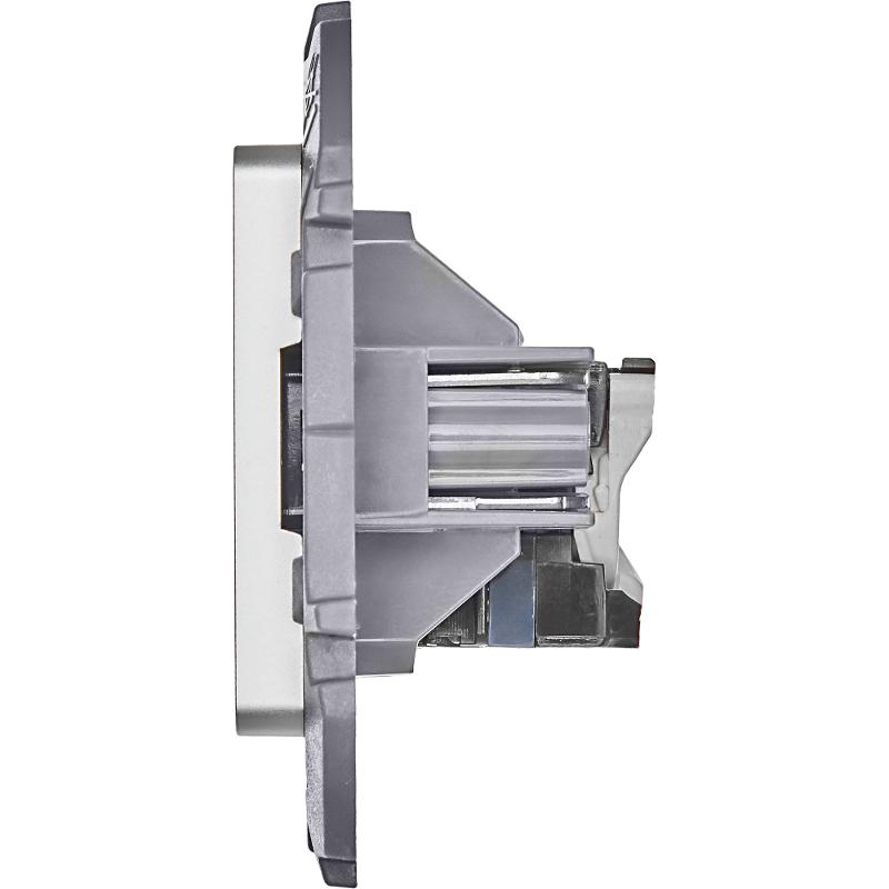 Inspiria Алюминий розетка компьютерная RJ45 С/У категория 6 UTP — миниатюра 7