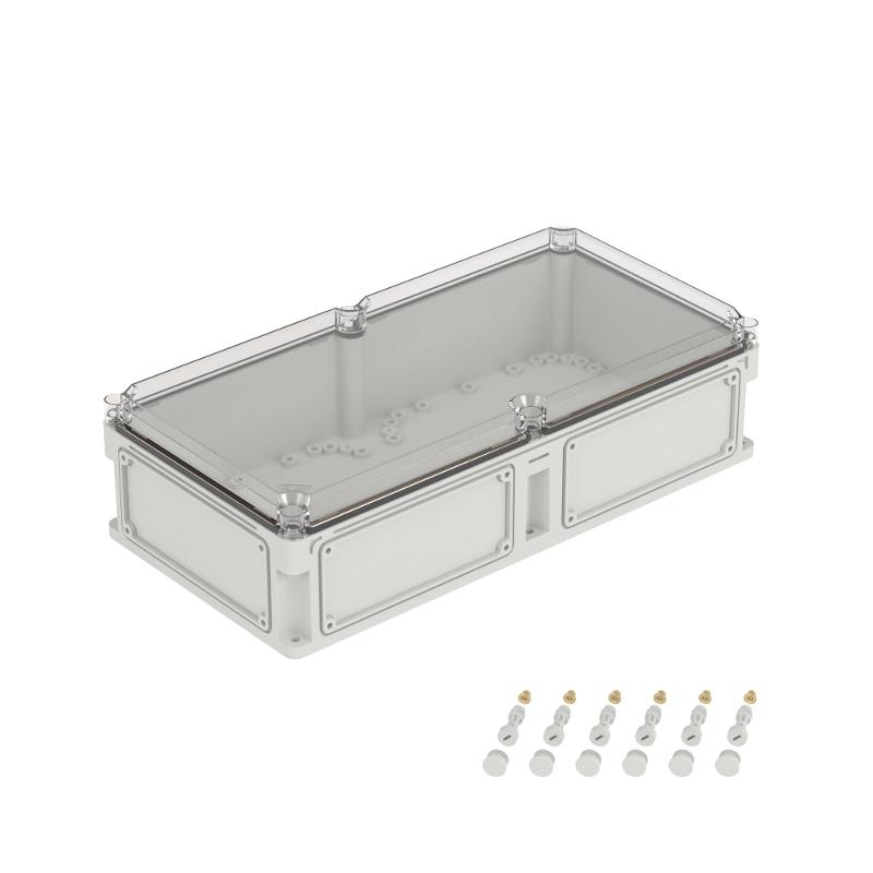 Корпус пластиковый RAM box IP67 600х300х160 мм (высота крышки 35) стенка с выбивными фланцами прозрачная крышка | 563311 | DKC — DKC (ДКС)