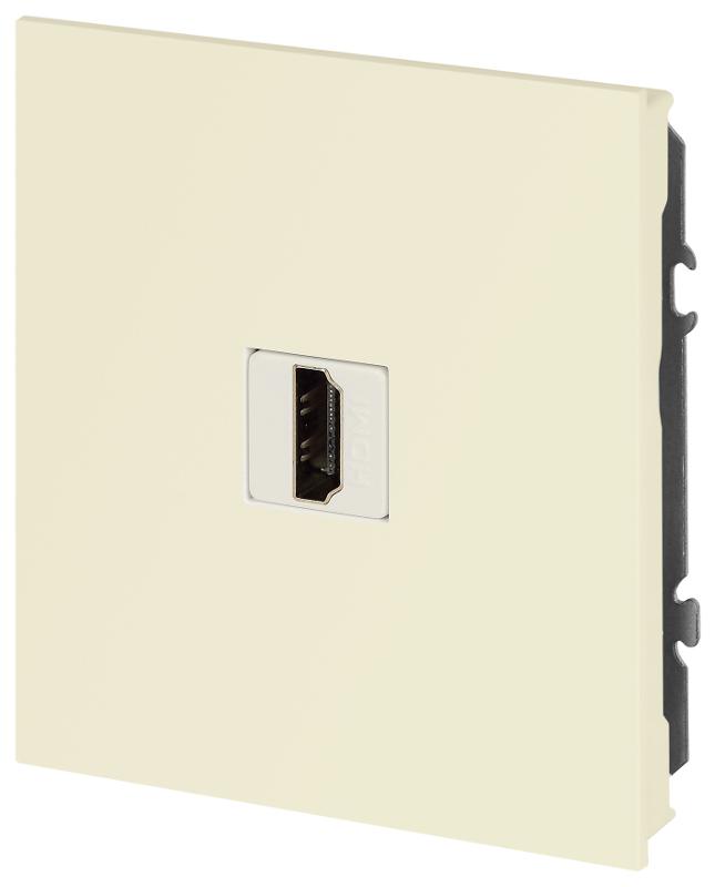 Розетка Arktik 16-3114-02 HDMI слоновая кость | Б0070505 | ЭРА — миниатюра 3