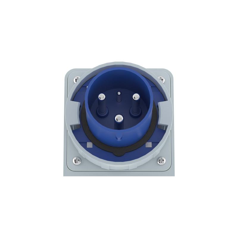 Вилка настенная IP67 125А 2P+E 250В | DIS245M12593 | DKC — миниатюра 3