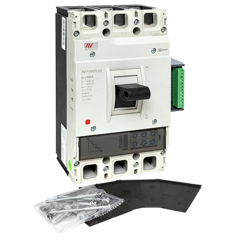 Выключатель автоматический AV POWER-3/3 400А 100kA ETU2.2 AVERES | mccb-33-400H-2.2-av | EKF — миниатюра 8