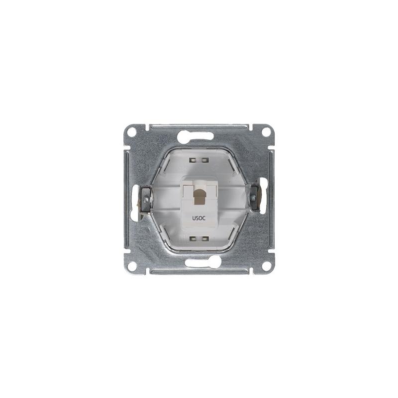 Glossa Платина Розетка телефонная RJ11 | GSL001281T | SE — миниатюра 5