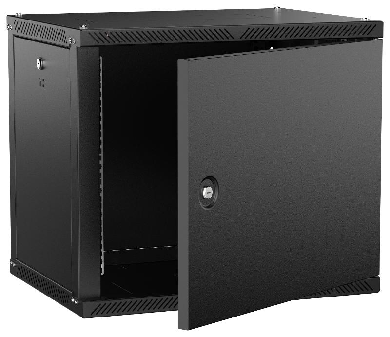 ITK LINEA W Шкаф 9U 600х450мм дверь металл черный 2.0| LWR5-09U64-MF-2| ITK — ITK