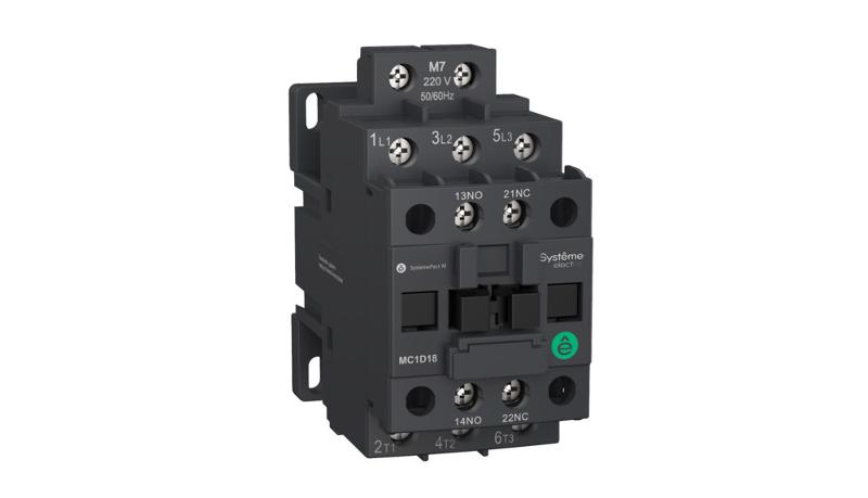 КОНТАКТОР MC1D 3P 9A НО+НЗ 24V 50/60ГЦ | MC1D09B7 | SE — миниатюра 2