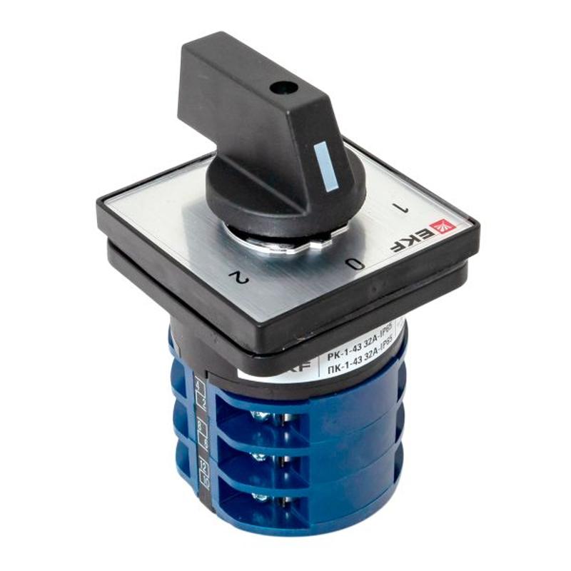 Переключатель кулачковый ПК-1-43 32А 3P «1-0-2» IP65 | pk-1-43-32-65 | EKF — миниатюра 7