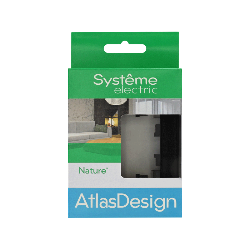 AtlasDesign Nature Черный Рамка 1-ая, стекло |ATN321001| SE — миниатюра 9