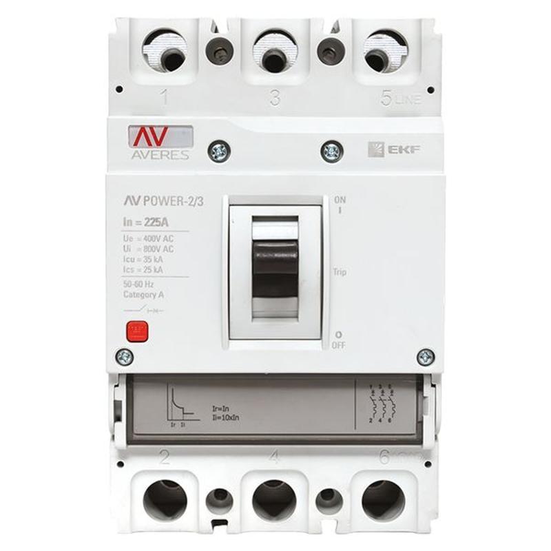 Выключатель автоматический AV POWER-2/3 225А 35kA TR | mccb-23-225-TR-av | EKF — миниатюра 7