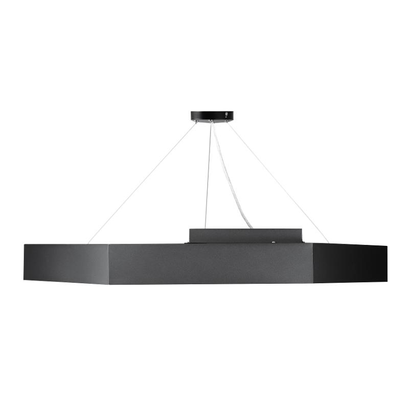 Светильник LED  Geometria SPO-123-B-40K-045 Hexagon 45Вт 4000К 2500Лм IP40 600*600*80 черный подвесной | Б0050555 | ЭРА — миниатюра 3