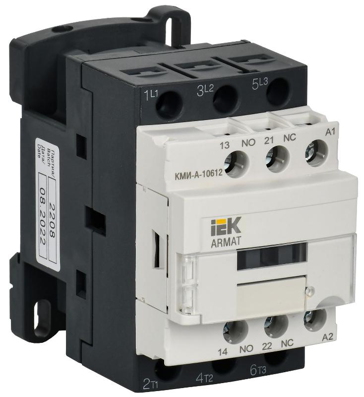 ARMAT Контактор КМИ-А-10612 LC1D 6А 230В/АС3 1НО/1НЗ  | AR-ACC-11-006-230-11 | IEK — IEK (ИЭК)