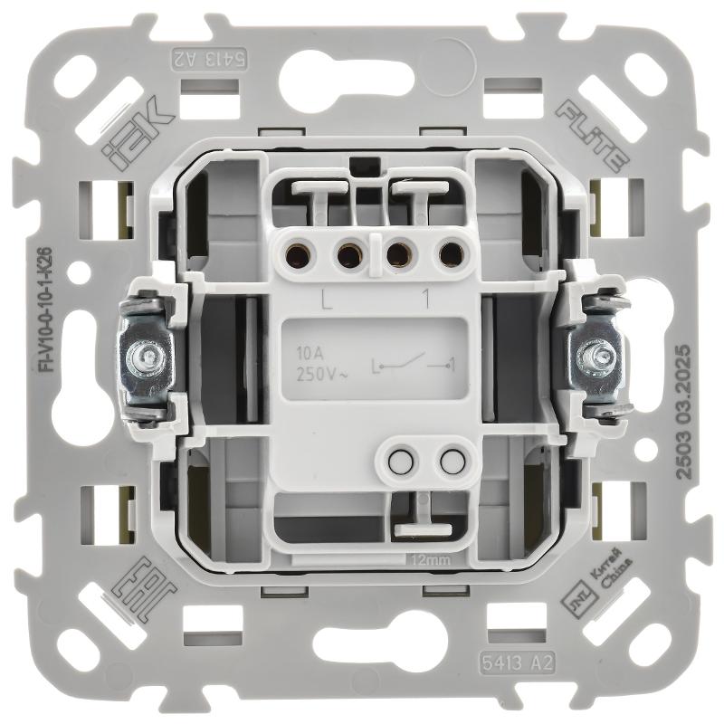 FLITE Выключатель 1-клавишный 10А ВС11-1-0-ФлО оливковый | FI-V10-0-10-1-K26 | IEK — миниатюра 3