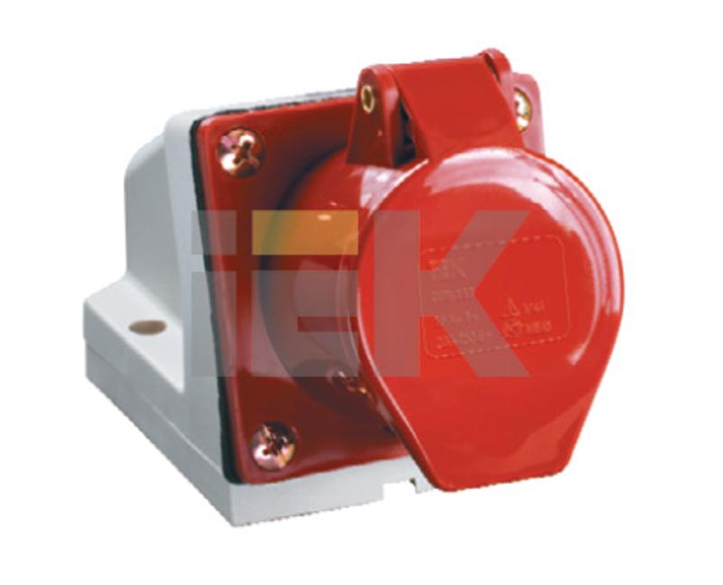 Розетка 125 стационарная 3Р+РЕ+N 32А 380В IP44 | PSR12-032-5 | IEK — миниатюра 2