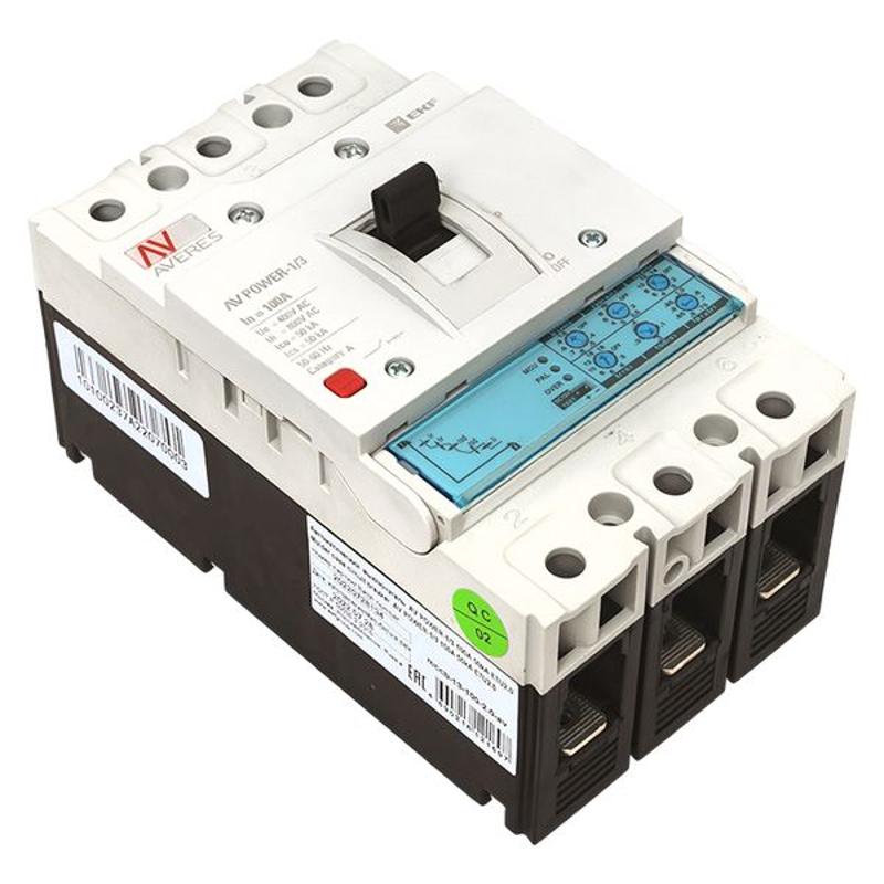 Выключатель автоматический AV POWER-1/3 100А 50kA ETU2.0 | mccb-13-100-2.0-av | EKF — миниатюра 17