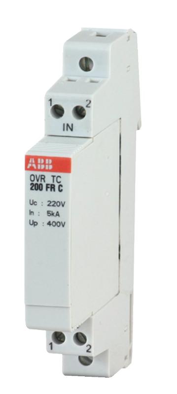 Ограничитель перенапряжения OVR TC 200 VP | 2CTB804820R0400 | ABB — ABB