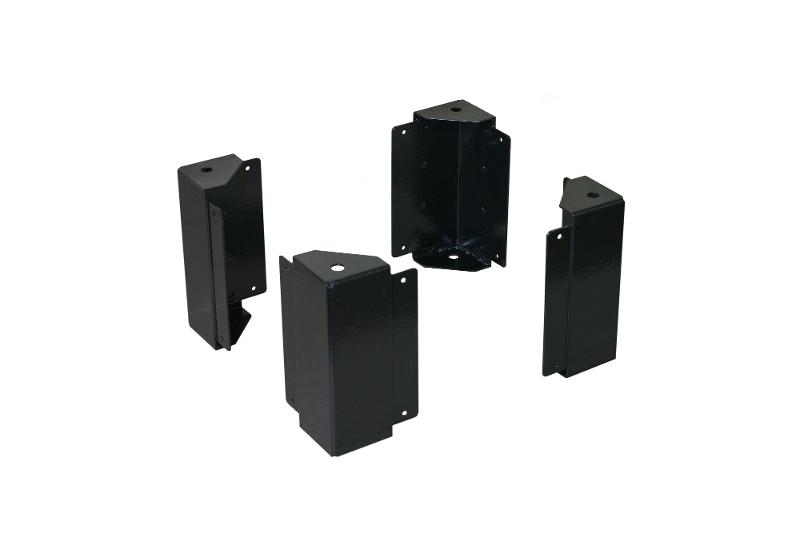 DekraftUno Угловые элементы цоколя 200мм, RAL9005, 4шт | 32877DEK | Dekraft — DEKraft