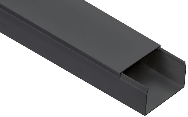 Кабель-канал 80х60 "ЭЛЕКОР" черный (8м)  | EL-KK10-080-060-1-K02 | IEK — IEK (ИЭК)