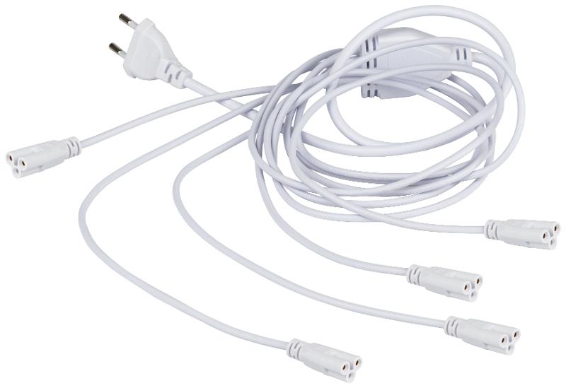 Разветвитель сетевой для фитолампы FITO 5х IEC C5 (3-pin) 2 м для подключения 5 светильников | Б0059055 | ЭРА — миниатюра 4