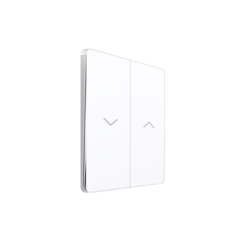 Systeme Infinity, Выключатель д/ЖАЛЮЗИ С/У (250В, 10А), Арктический лед — Systeme Electric