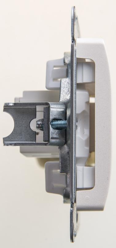Glossa Перламутр Розетка компьютерная RJ45 кат.5E | GSL000681K | SE — миниатюра 3