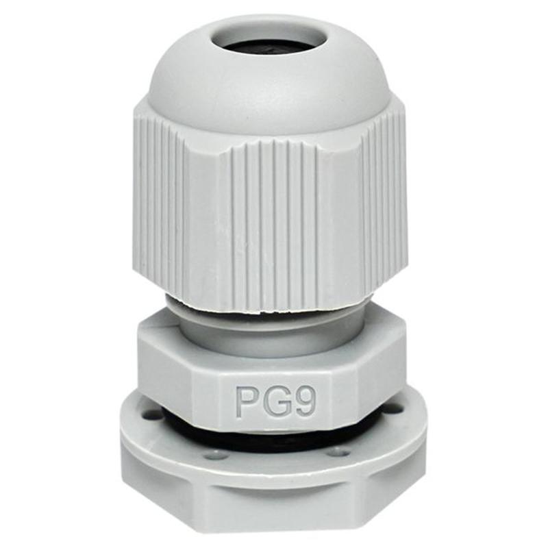 Сальник PG9 IP54 (4 шт) d отв. 16мм / d провод. 4-8 мм PROxima | plc-pg-9-4-r | EKF — EKF