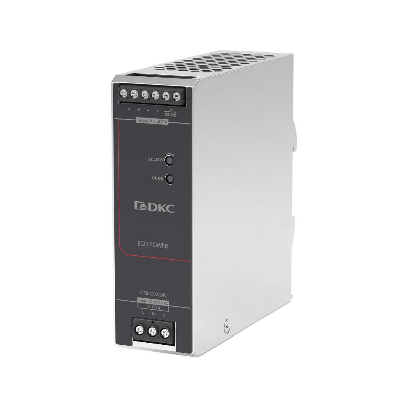 Источник питания "ECO POWER", однофазный, 120Вт, 5А, 24В| DPSL120W24V | DKC (ДКС) — DKC (ДКС)