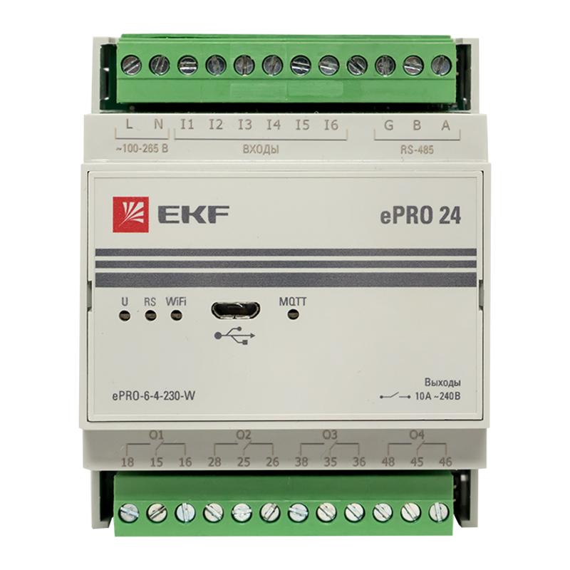 Модуль базовый ePRO удаленного управления 6вх\4вых 230В WiFi PROxima | ePRO-6-4-230-W | EKF — миниатюра 5