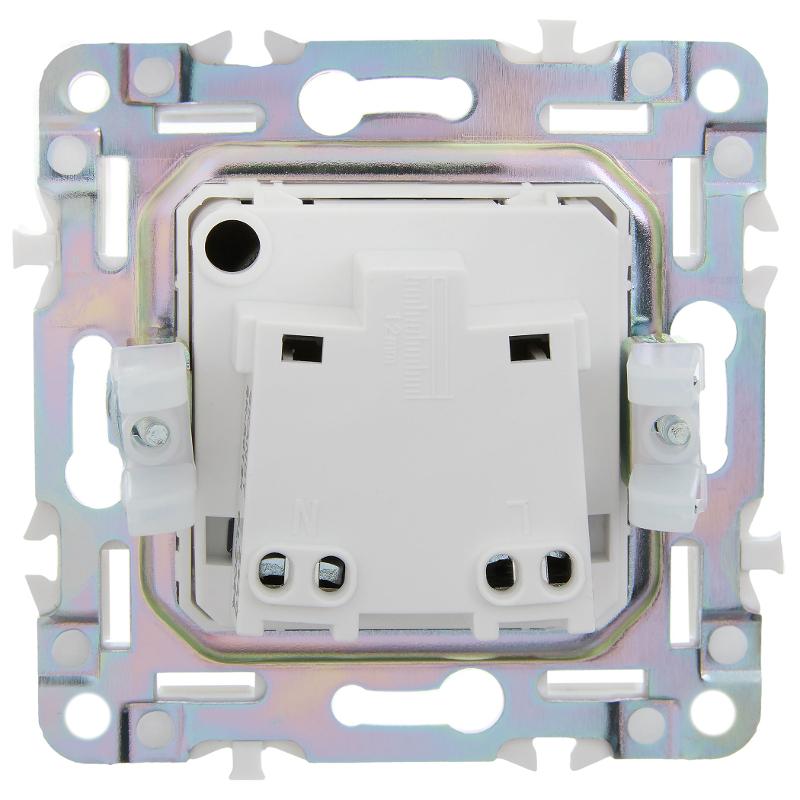 SKANDY Розетка без з/к с з/ш 10А SK-R01Sh шампань | SK-R13-10-K37 | IEK — миниатюра 3